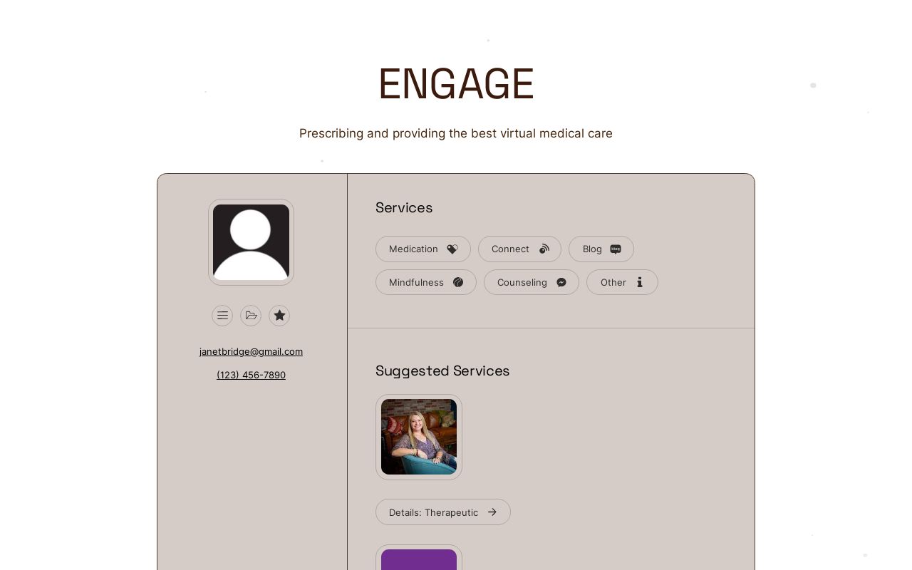 Carrd profile picture for @engage
